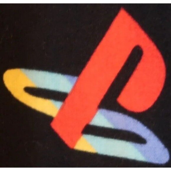 Sony PlayStation All Over Print Logo Button-Up Shirt Men's Sz Medium RARE - Picture 3 of 13